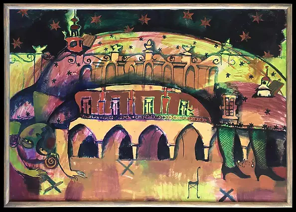 Rita Staszulonok - Autoportret z Sukiennicami