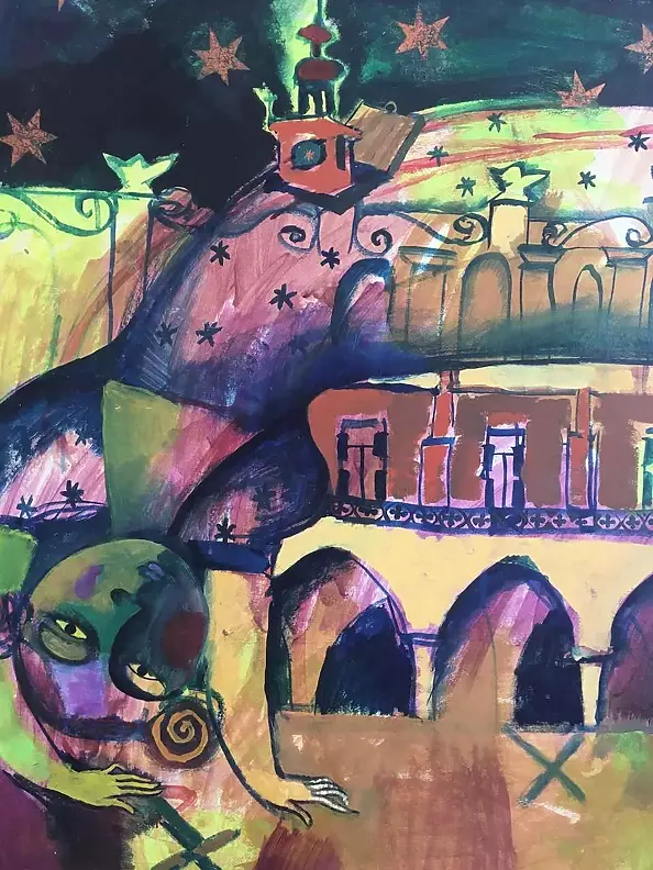 Rita Staszulonok - Autoportret z Sukiennicami