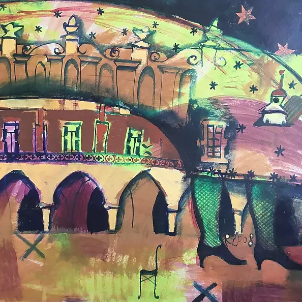 Rita Staszulonok - Autoportret z Sukiennicami