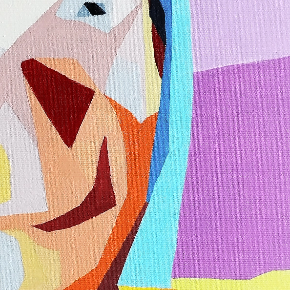 Maga Fabler - Self-Portrait with Lavender