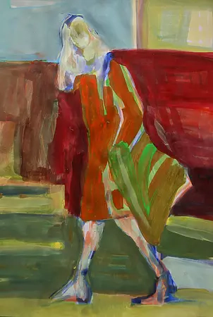 Mariola Paulina Żylińska Jestadt - Self-Portrait with umbrella