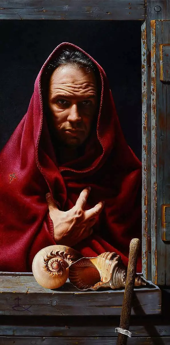 Aurelio Bruni - Autoritratto in veste di Apostolo