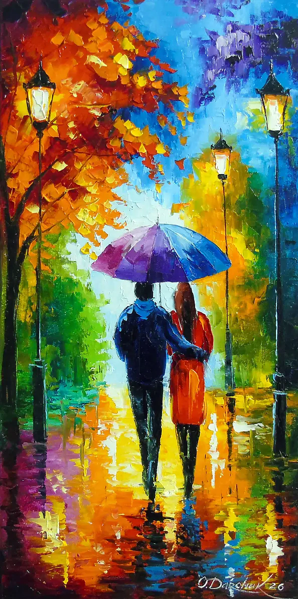 Olha Darchuk - Autumn Romance in the Park