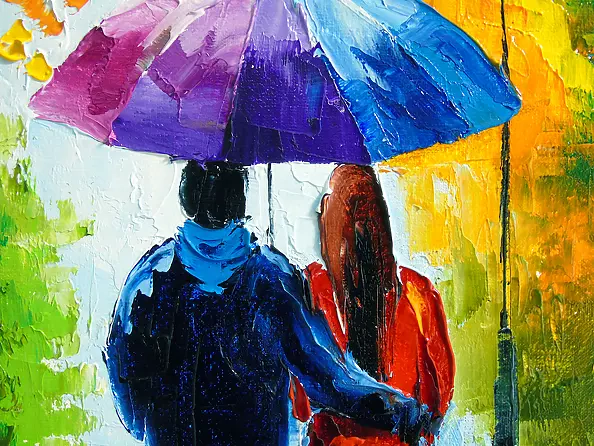 Olha Darchuk - Autumn Romance in the Park