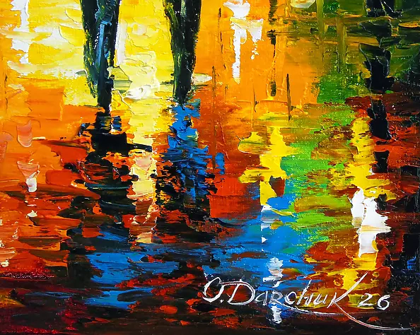 Olha Darchuk - Autumn Romance in the Park