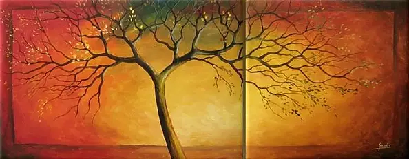 Ewa Gawlik - Autumn among the branches