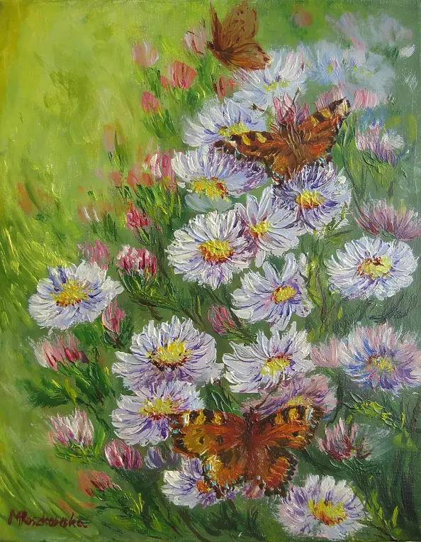 Maria Roszkowska - Jesienne astry