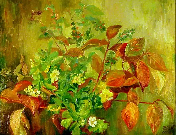 Urszula Nieborak - Autumn twigs