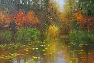   - Autumn on an old pond