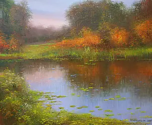 Henryk Radziszewski - Autumn on the water