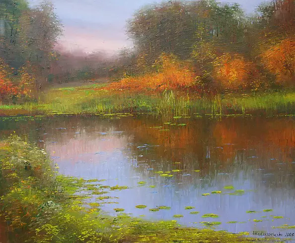 Henryk Radziszewski - Autumn on the water