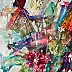 Rita Staszulonok, Autumn flowers, Tempera - karton/tektura, 70 x 100