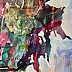 Rita Staszulonok, Autumn flowers, Tempera - karton/tektura, 70 x 100