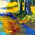 Olha Darchuk, Autumn for Two, Obraz olejny - płótno, 40 x 50