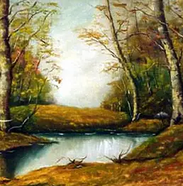 Giuseppe Sica, Осень в Montoso, Масляная картина - холст, 80 x 50