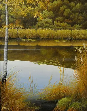 Pier Luigi Parnisari - Autumn among cane thickets