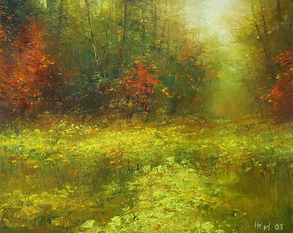 Henryk Radziszewski - Autumn in the garden