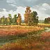 Tadeusz Gazda - Herbstlandschaft mit dem Fluss