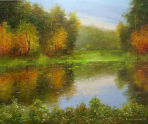 Henryk Radziszewski - Park in autumn