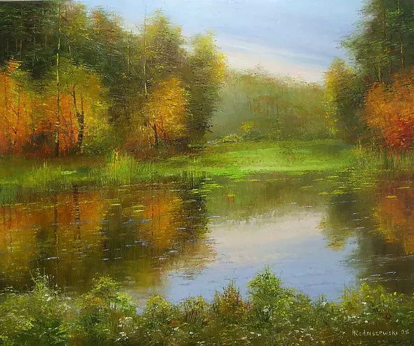 Henryk Radziszewski - Park in autumn