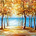 Olha Darchuk - Lever de soleil d'automne sur la rivière