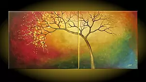 Ewa Gawlik - Jesienne drzewo 2