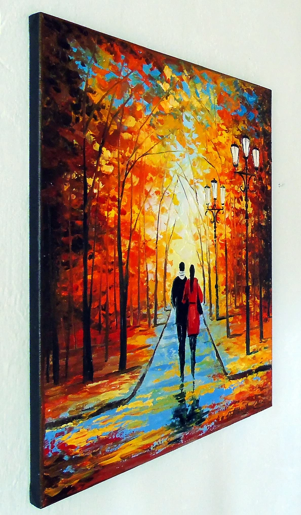 Olha Darchuk - Autumn walk in the park