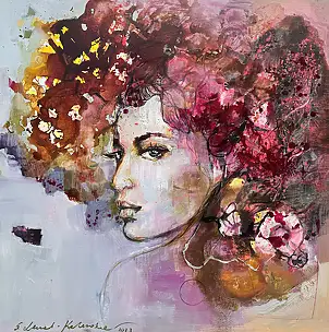Sylwia Kalinowska, COLORFUL DREAMS, Acrylic painting - canvas, 100 x 100