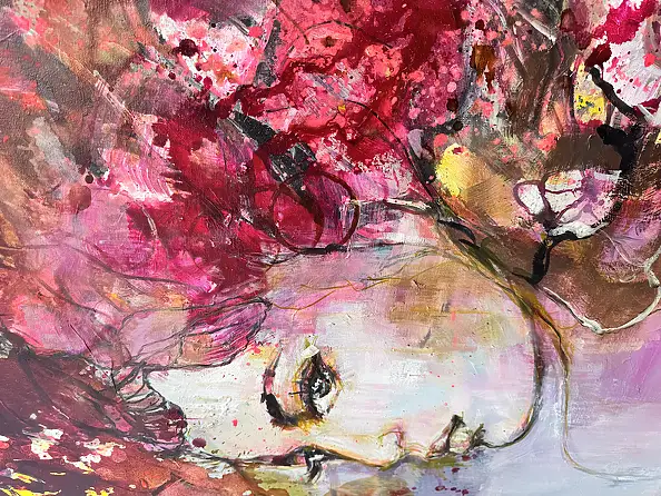 Sylwia Kalinowska, COLORFUL DREAMS, Acrylic painting - canvas, 100 x 100