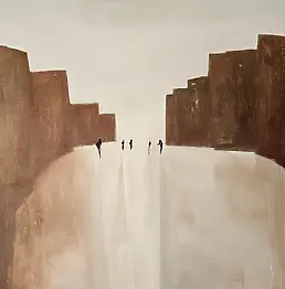 Mariusz Makuła, BERLINZ, Obraz olejny - płótno, 100 x 80