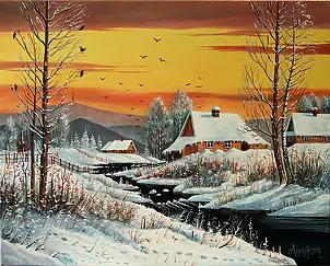Czesław Szwajkosz - BESKIDZKA WINTER - VIEW Skrzyczne