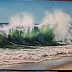 Yana Yeremenko - "BIG WAVE" seascape, pastel drawing