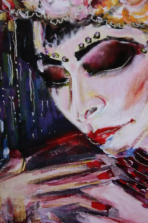 Agnieszka Cichoń - Kamińska - FLAMENCO NOIR YEUX FERMÉS