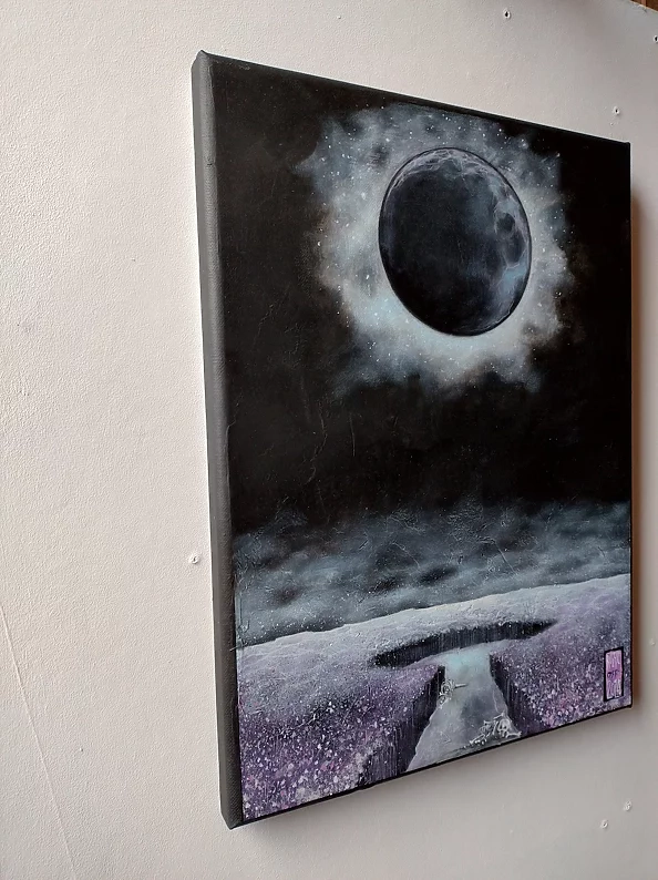 Dariusz Franciszek Różyc - ''BLACK MOON RISE'' series ''Not so distant..''