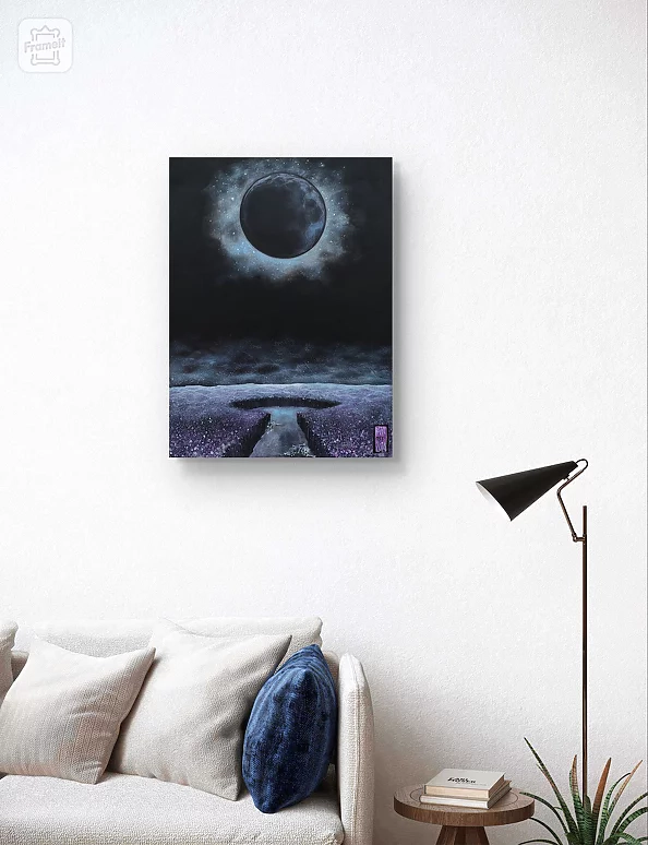 Dariusz Franciszek Różyc - ''BLACK MOON RISE'' series ''Not so distant..''