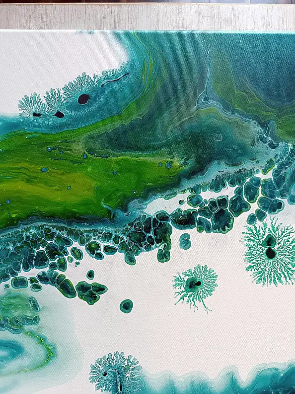 Joanna Bilska, LAGUNA BLU, Quadro ad acrilico - tela, 70 x 70