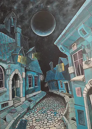 Dariusz Franciszek Różyc - ''BLUE MOON-DAY'' series ''Streets''