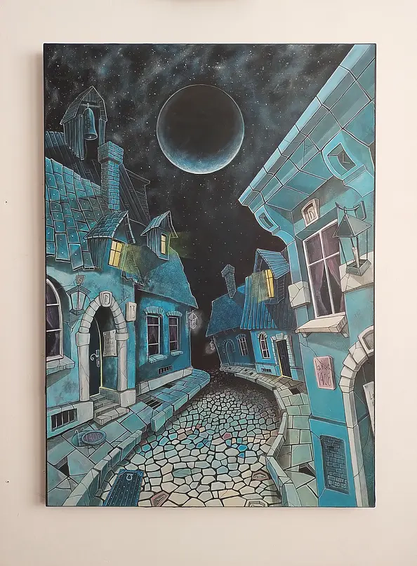 Dariusz Franciszek Różyc - ''BLUE MOON-DAY'' cykl ''Uliczki''