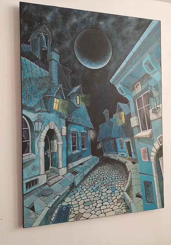 Dariusz Franciszek Różyc - ''BLUE MOON-DAY'' cykl ''Uliczki''