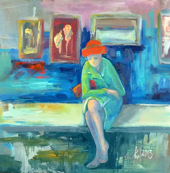 Beata Van Wijngaarden - BOSONOGA W GALERII