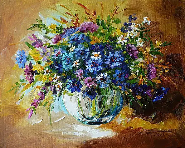 Dorota Łaz - BUKIET POLNYCH KWIATÓW