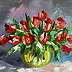 Dorota Łaz - BUKIET TULIPANÓW