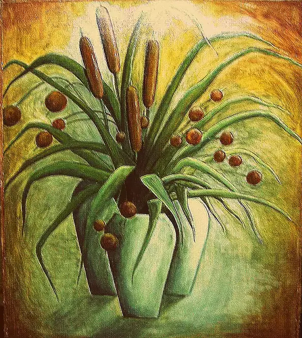 Małgorzata Grzechnik - BUKIET with BAGIEN 70x80 cm