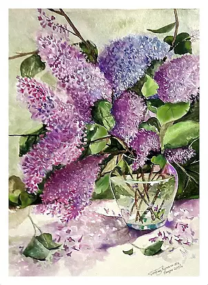 Teresa Kopańska - lilacs
