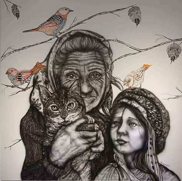 Małgorzata Rzempowska-Skóra - Baba jaga, kot i dziewczynka