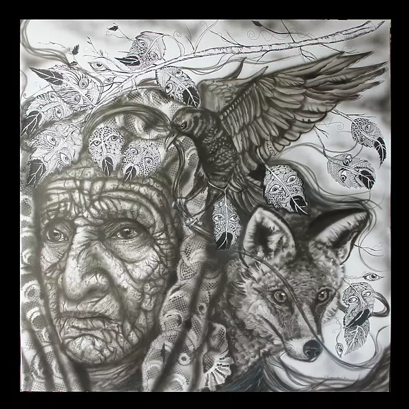 Małgorzata Rzempowska-Skóra - Baba Yaga, the old fox and the shaft