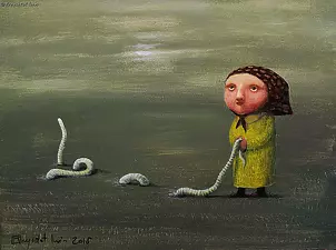Krzysztof Iwin - Grandma and earthworms