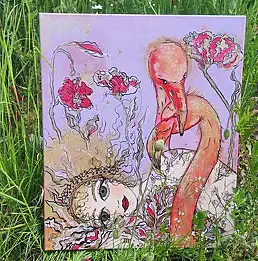 Anna Ewa Kosińska, бабье лето, Акрилова картина - холст, 50 x 60