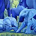 Tatyana Binovska, Baby Elephant's Games, Obraz olejny - płótno, 60 x 40