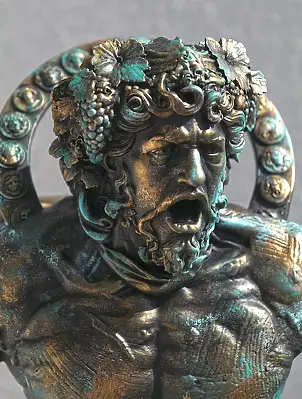 Krzysztof Plonka, Bacchus-Skulptur,  - andere, 50 x 60